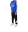 アディダス（adidas）ポリエステル ニットジャケット フーディ Q3688-HM9596 ブルー×ホワイト