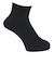 クー（Coo.）ソックス 2足組 3層 アンクル 895Q3OK0298 BLK