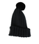 ロキシー（ROXY）ニット帽 TO THE SUN ビーニー 23FWRBE234308BLK 防寒 フリーサイズ ポンポン 黒