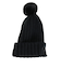 ロキシー（ROXY）ニット帽 TO THE SUN ビーニー 23FWRBE234308BLK 防寒 フリーサイズ ポンポン 黒