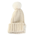 ロキシー（ROXY）ニット帽 TO THE SUN ビーニー 23FWRBE234308OWT 防寒 フリーサイズ ポンポン 白