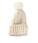 ロキシー（ROXY）ニット帽 TO THE SUN ビーニー 23FWRBE234308OWT 防寒 フリーサイズ ポンポン 白