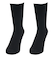 クー（Coo.）あったか二重編み クルー ソックス 2足組 894Q3OK0254 BLK