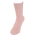 クー（Coo.）裏側発熱 二重編み靴下 2足組 895Q3OK0272 PNK