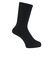 クー（Coo.）3層構造クルーソックス 2足組 894Q3OK0302 BLK 黒 25cm
