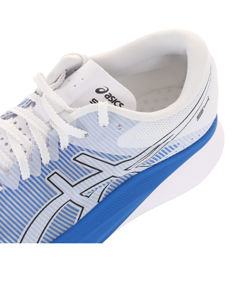 アシックス（ASICS）ランニングシューズ S4 ブルー ホワイト