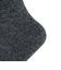 クー（Coo.）あったか二重編み クルー ソックス 2足組 894Q3OK0253 CGYBLK