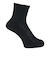 クー（Coo.）HEAT-X 3足組 アンクルソックス 894Q3OK0276 BLK 防寒