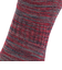 クー（Coo.）HEAT-X 3足組 クルーソックス REDNVYBLK 894Q3OK0277 RED 防寒