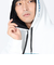 エアボーン（ARBN）スウェット 長袖 フーディ1 AB23FWM-APP413WHT