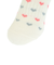 エアボーン（ARBN）ガールズ HEAT-X クルーソックス WHT/PNK ハート 2足組 AB43AC1597 WHT19 防寒
