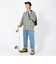 FLANNEL EMB シャツ SL23FWM-APP001KHK