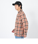 FLANNEL EMB シャツ SL23FWM-APP001ORG