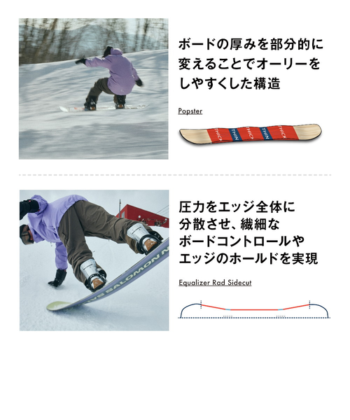 サロモン（SALOMON）スノーボード 板 23-24 KICKBACK 475059 パーク