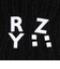 ライズ（RYZ）ニット帽 ボリュームカフワッチ RZ20ST23FW0021 BKXWH 防寒 フリーサイズ 黒