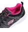スケッチャーズ（SKECHERS）カジュアルシューズ ダイナマイト 2.0イン ア フラッシュ ワイド ブラック ピンク 12965W-BKHP スニーカー
