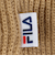 フィラ（FILA）ニット帽 キャットイーズワッチ 23401320693970 防寒 ネコ耳 フリーサイズ ベージュ