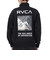 ルーカ（RVCA）BANDANA BOX LOGO HALF ZIP トレーナー BD044156 BLK