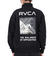 ルーカ（RVCA）BANDANA BOX LOGO HALF ZIP トレーナー BD044156 BLK
