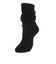 クー（Coo.）厚地あったかロングパイル靴下 895Q3OK0266 BLK