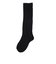クー（Coo.）厚地あったかロングパイル靴下 895Q3OK0266 BLK