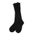 クー（Coo.）厚地あったかロングパイル靴下 895Q3OK0266 BLK