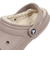 クロックス（crocs）サンダル クラシック ラインド クロッグ ベージュ 203591-2YB-2023 内側フリース 暖かい 軽い ふわふわ