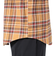 エスエーエス（S.A.S）ネルチェックCPOシャツ SAS2325800-29:BROWN