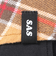 エスエーエス（S.A.S）ネルチェックCPOシャツ SAS2325800-29:BROWN