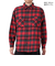 エスエーエス（S.A.S）ネルチェックCPOシャツ SAS2325800-39:WINE