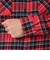 エスエーエス（S.A.S）ネルチェックCPOシャツ SAS2325800-39:WINE