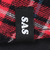 エスエーエス（S.A.S）ネルチェックCPOシャツ SAS2325800-39:WINE