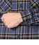 エスエーエス（S.A.S）ネルチェックCPOシャツ SAS2325800-79:NAVY