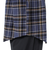 エスエーエス（S.A.S）ネルチェックCPOシャツ SAS2325800-79:NAVY