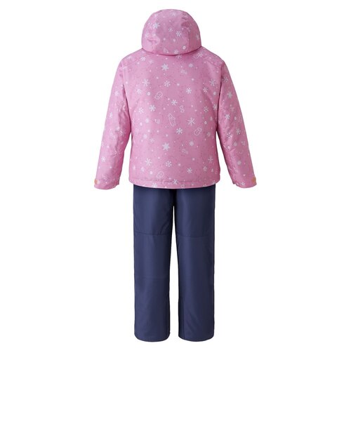 Patagonia キッズ用スキーウェア（上下セット）ピンク/ブルー ミズノ（MIZUNO）ジュニア スキーウェア ブレスサーモ スノープリント
