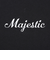 マジェスティック（MAJESTIC）クルースウェットシャツ OT0523FW0001-BLK
