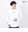 マジェスティック（MAJESTIC）クルースウェットシャツ OT0523FW0001-WHT