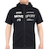 デサント（DESCENTE）半袖パーカー メンズ フルジップフーディー DX-C2439 BK