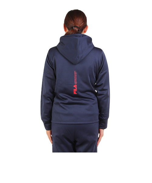 フィラ　FILA　テニスウェア　レディース　L　フルジップパーカー　ブラック フィラ（FILA）（レディース）テニスウェア レディース フルジップ