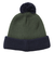 エクストララージ（XLARGE）POMPOM バイカラー ニットキャップ 101234051010-GREEN