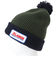 エクストララージ（XLARGE）POMPOM バイカラー ニットキャップ 101234051010-GREEN