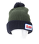 エクストララージ（XLARGE）POMPOM バイカラー ニットキャップ 101234051010-GREEN