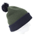エクストララージ（XLARGE）POMPOM バイカラー ニットキャップ 101234051010-GREEN