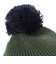 エクストララージ（XLARGE）POMPOM バイカラー ニットキャップ 101234051010-GREEN