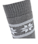 エアボーン（ARBN）ヒートクロス クルーソックス 雪 GRY/CGY 2足組 AB43AC1606 GRY25 防寒