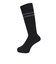 エアボーン（ARBN）ヒートクロス クルーソックス ライン GRY/BLK 2足組 AB43AC1609 GRY25 防寒