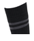 エアボーン（ARBN）ヒートクロス クルーソックス ライン GRY/BLK 2足組 AB43AC1609 GRY25 防寒