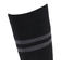エアボーン（ARBN）ヒートクロス クルーソックス ライン GRY/BLK 2足組 AB43AC1609 GRY25 防寒