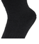 エアボーン（ARBN）ヒートクロス クルーソックス ライン GRY/BLK 2足組 AB43AC1609 GRY25 防寒