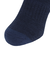 エアボーン（ARBN）ヒートクロス クルーソックス 引き揃え NVY/BLK 2足組 AB43AC1610 NVY25 防寒